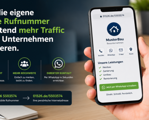 Mobilrufnummer als Webseite